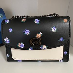 Coach parker 18 tabby rogue Cassie rosebud!